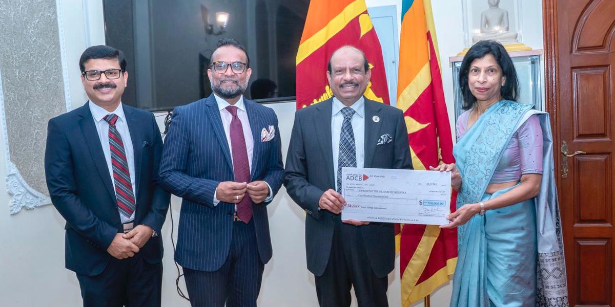 مجموعة لولو تتبرع بـ 32 مليون روبية سريلانكية (100,000 دولار أمريكي) لجهود الإغاثة من الإعصار
