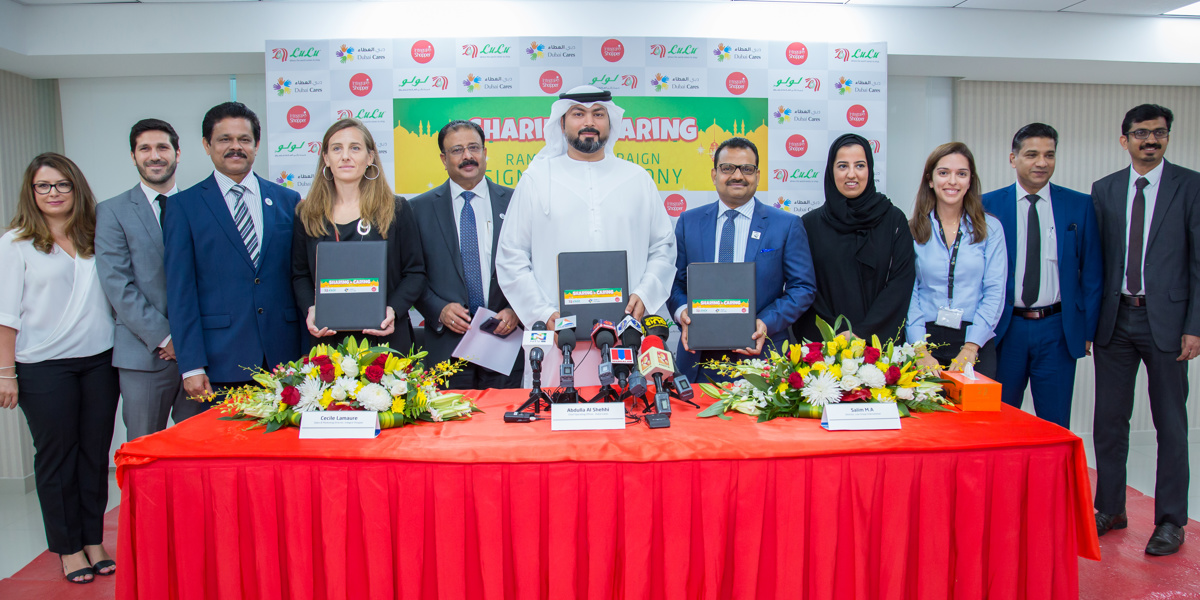 Lulu launches Sharing is Caring donation drive in support of Dubai Cares